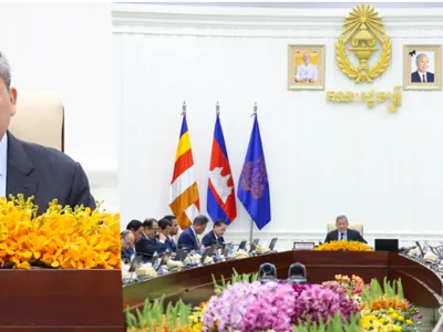 洪玛奈主持召开内阁全体会议