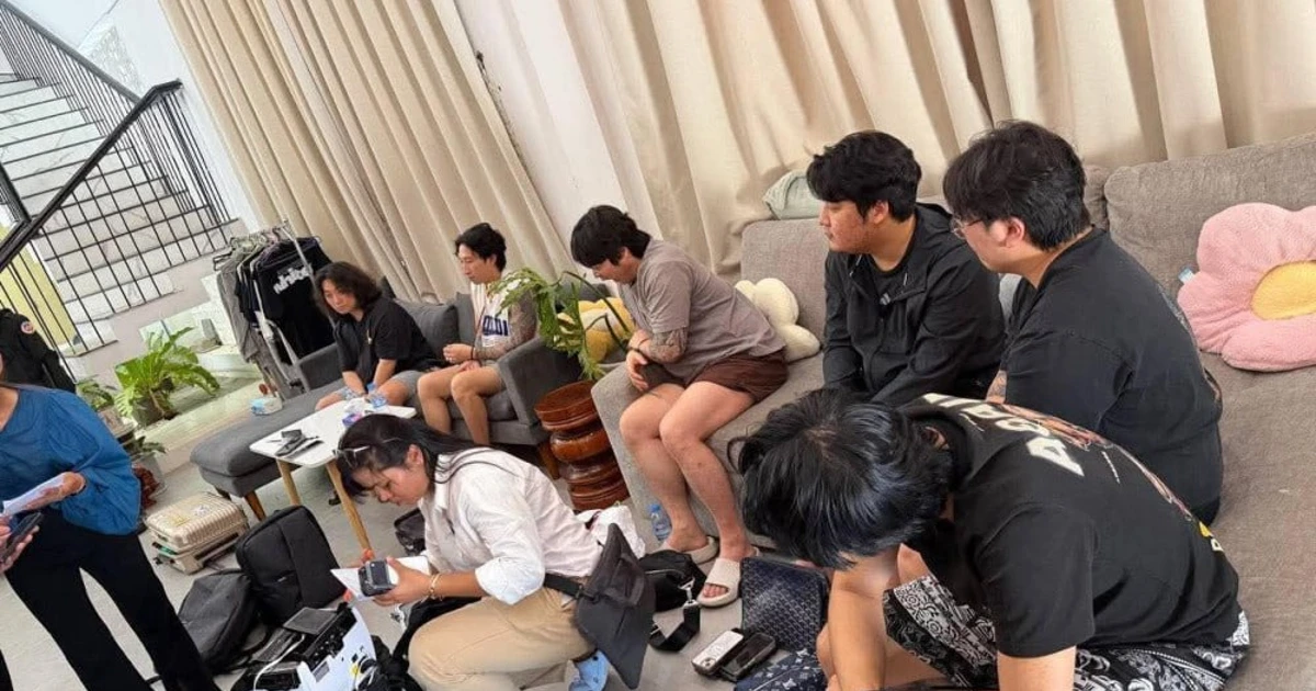 6名韩国人在马德望省别墅从事电诈被捕！