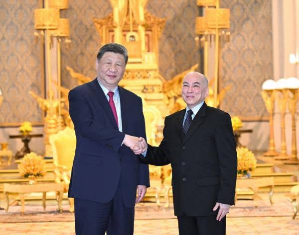 西哈莫尼国王致函感谢习近平主席