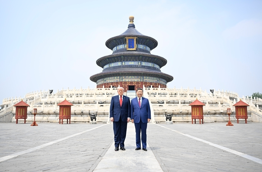 （近观中国）在600多岁的天坛，习近平向特朗普讲述中国人的处世哲学