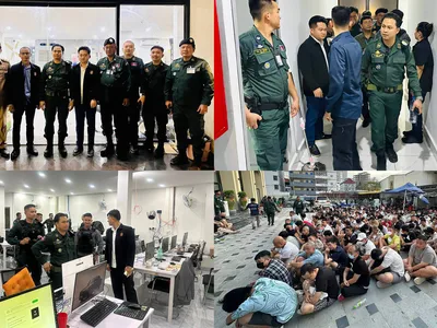 8小时执法行动！成功告破大型电诈窝点！