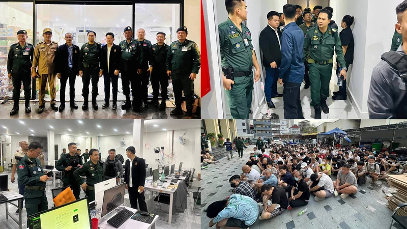 8小时执法行动！成功告破大型电诈窝点！