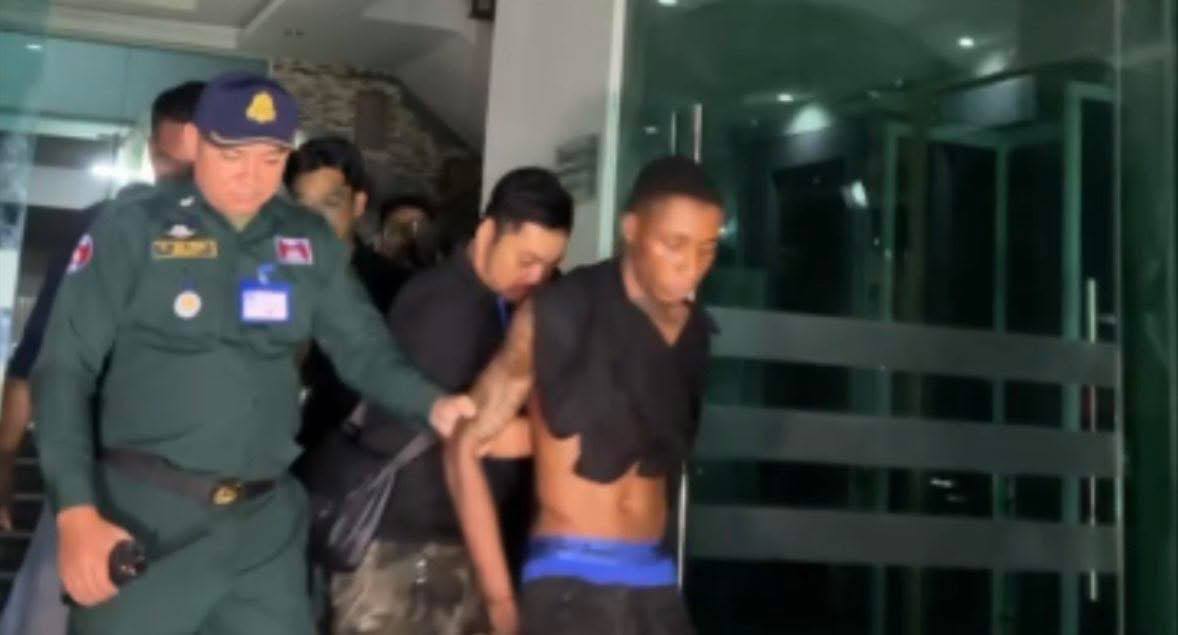将女友囚禁在公寓房间，金边一外籍男子被带回警局！