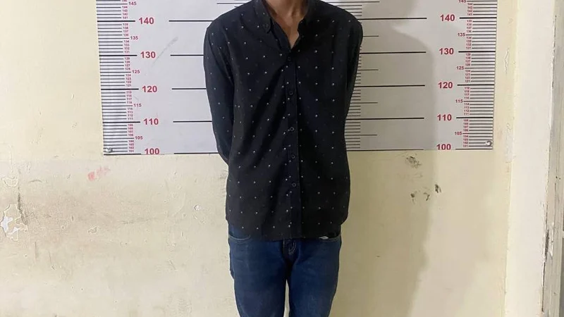 涉嫌使用菜刀砍伤女友，金边一男子被捕！