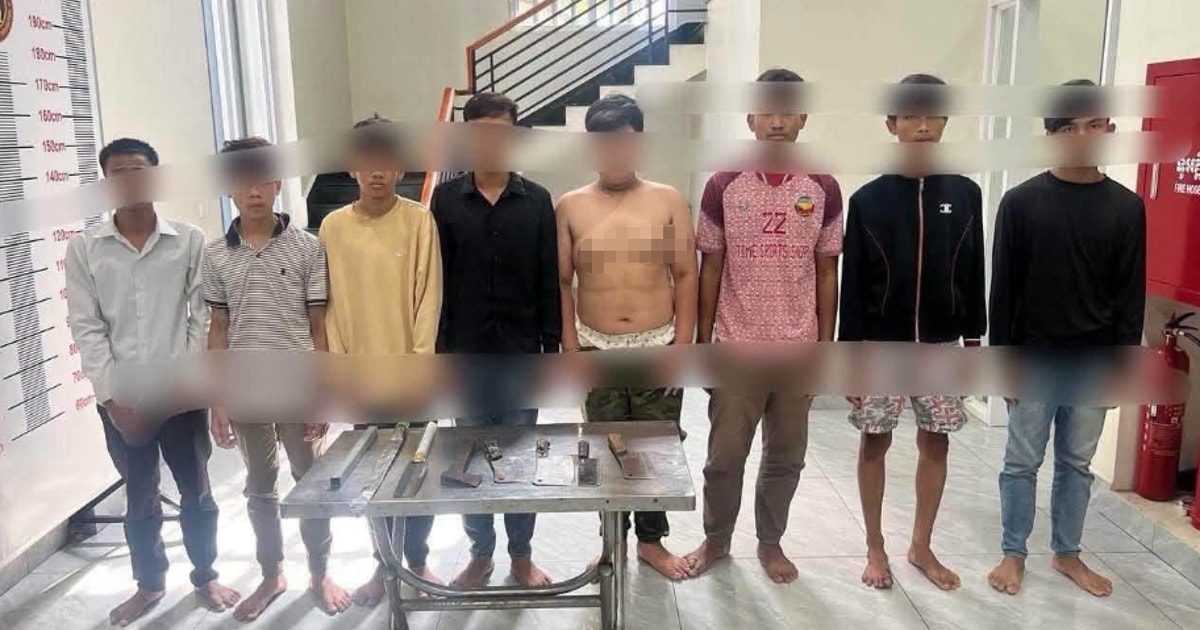 金边8名不良青少年被捕！