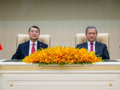 柬越两国签署六项重要合作协议与谅解备忘录