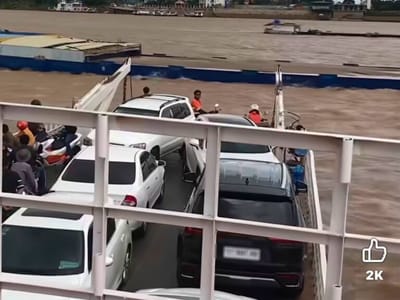 金边渡轮与运沙船发生碰撞 公共工程运输部发言人表示遗憾