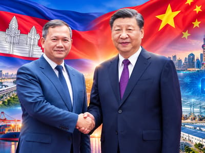 从经济外交到高层会晤：柬埔寨首相洪玛奈访华为何先会见9家中国企业巨头？