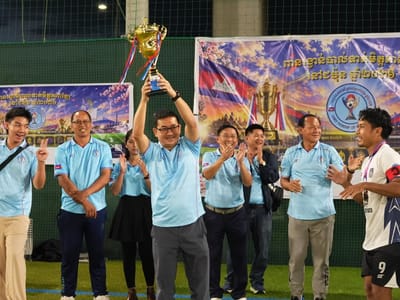 柬埔寨劳工部与驻日大使馆联合举办2026年柬埔寨在日友谊足球赛 - 图片2