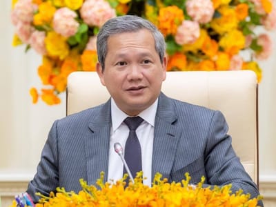 柬埔寨首相洪玛奈发表国际和平日致辞