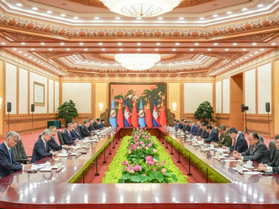 快讯！洪森亲王与习近平主席举行双边会晤！