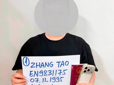 金边桑园区警方捣毁两处网络诈骗窝点，抓获7名嫌疑人