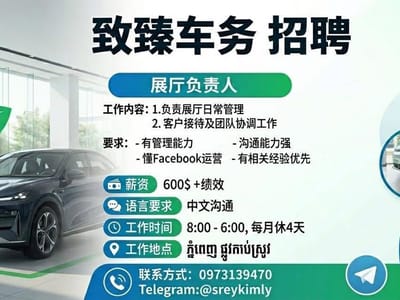 NVE 车服务 招聘 ！