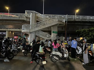 金边一男子跳河自杀！