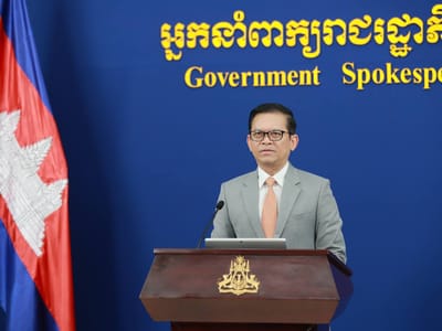 柬埔寨政府发言人机构驳斥泰媒不实报道，要求沈良西澄清立场