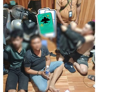 巴域3名柬越籍男子涉嫌盗窃摩托车被捕