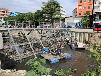 金边新建勃萨兰泵站已全面完工 每秒可抽水12立方米