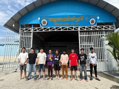 涉嫌电诈和洗钱，金边12名嫌疑人被移交法院！