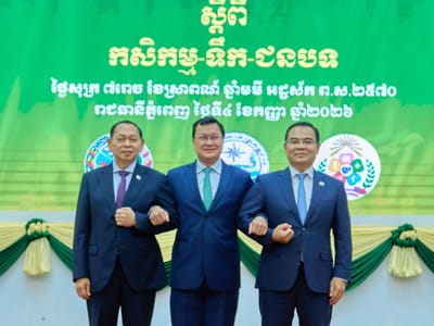 柬埔寨三大部门协同推进“农业-水利-农村”发展，旨在提升农民生活水平