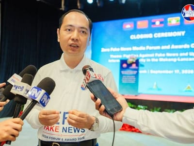 柬埔寨新闻大臣：虚假信息现象依然严峻，民众防范意识逐步提高