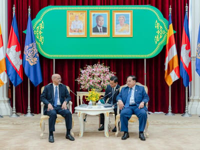 柬埔寨国务大臣会见毛里塔尼亚新任驻柬大使，共商加强双边合作