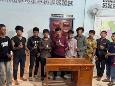 茶胶省警方打击毒品犯罪 10名涉毒嫌疑人落网