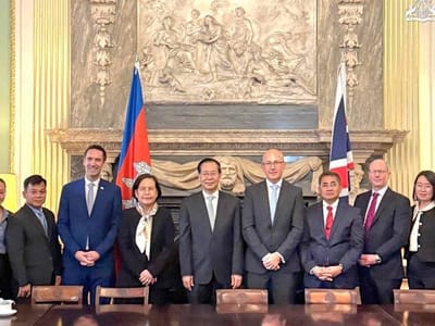 柬埔寨与英国举行第四次双边政治磋商会议