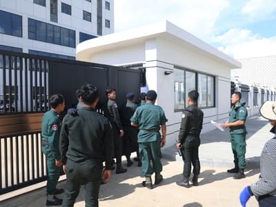 柬埔寨一公司涉嫌窝藏非法居留外国人被查封 水电与网络同步切断