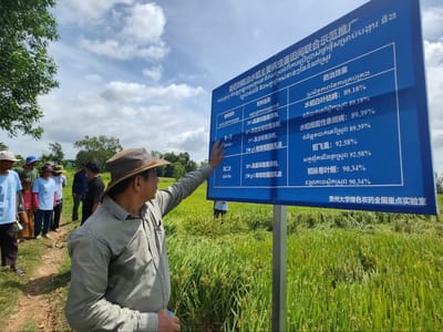 柬埔寨皇家科学院高度评价中国农业技术