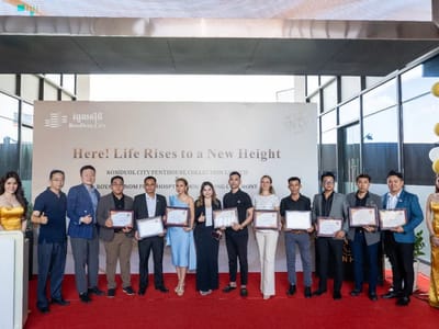 上置·金边印象复式样板间正式开放 携手皇家金边医院完善社区服务配套！