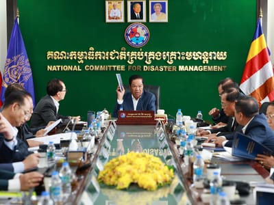 柬埔寨国务部长官金主持跨部门会议 部署全国多省抗旱救灾工作