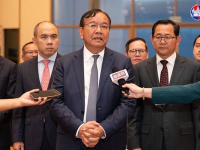 柬外长：柬方提出三个方案解决与泰国海上边界问题