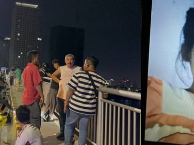 遭母亲责骂，金边一少女跳河自尽！