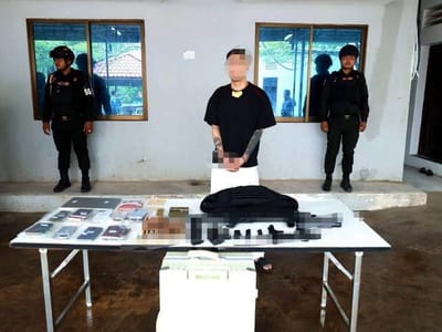 涉嫌非法运输武器，西港一中国男子被捕！