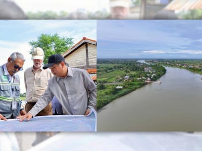运输部赴干拉省实地勘察新桥选址