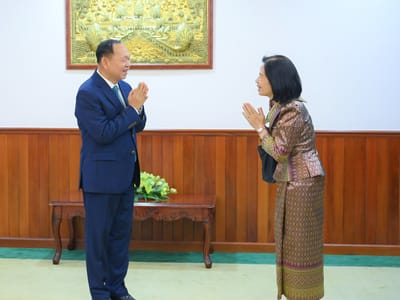 柬农村发展部长会见世界宣明会代理会长 携手推动2030年农村清洁水全覆盖目标