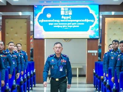 金边宪兵司令罗祥主持会议 强化打击犯罪与信息收集能力