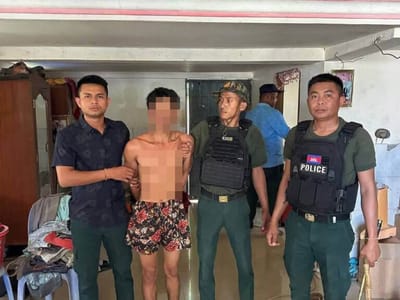 柬埔寨男子偷车逃逸酿3死事故，警方称其有吸毒史