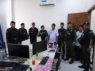 巴域市警方突袭电诈窝点，11名越南人被捕！