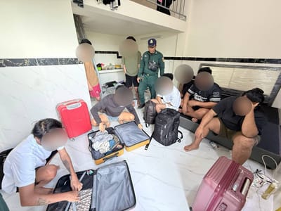 金边警方突查90处外国人聚居点，查获10名无护照外国人