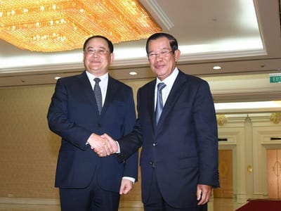 洪森致函祝贺宋赛·西潘敦当选老挝国会主席