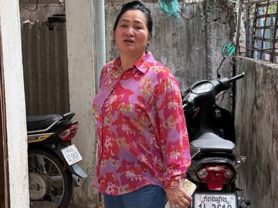 涉嫌开空头支票和诈骗，金边一名女子被捕