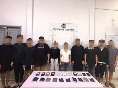 西港警方再突袭电诈窝点，10人被捕！