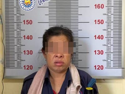 干拉省一女子伪造警用车牌挂私人摩托车 被警方教育并签保证书