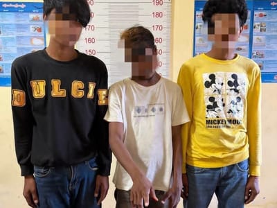 茶胶省宪兵破获一起毒品案，抓获3名嫌犯并缴获毒品