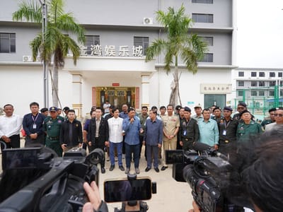 柬埔寨组织媒体实地探访干拉省捣毁的电诈园区