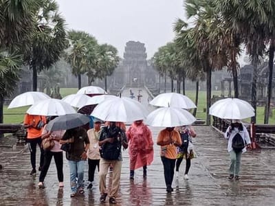 受今年第8号台风影响，柬埔寨将迎来多雨天气！