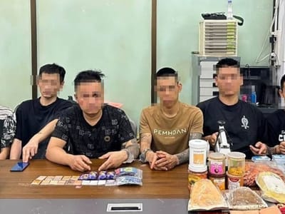 西港警方破获5公斤贩毒案件，6名外国人被捕！