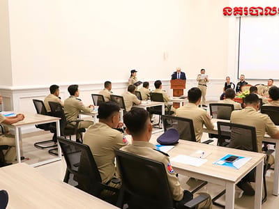 柬埔寨与法国联合开展警务技术培训，提升犯罪现场勘查能力