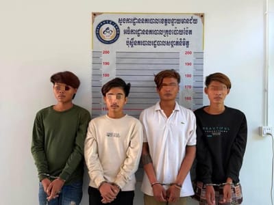 涉嫌抢劫摩托车，波贝市4名嫌疑人被捕！